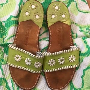 Stephen Bonanno Green Sandals Palm Beach Shoes